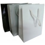 PREMIUN - SACOS COM CORDÃO - 6300 - PAPEL COUCHÉ - PLASTIFICAÇÃO BRILHO - DIMENSÕES (LXAXF) 110X150X50 MM