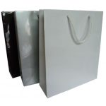 PREMIUN - SACOS COM CORDÃO - 6313 - PAPEL COUCHÉ - PLASTIFICAÇÃO BRILHO - DIMENSÕES (LXAXF) 240X220X100 MM