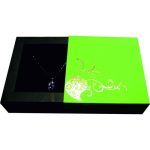 GAVETA - 1606 - CAIXA DE CARTÃO COM CORAÇÃO - GARGANTILHA - 110X110X35 MM