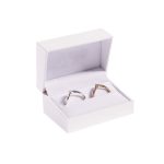 FROZEN - 03.4610 - ESTOJO ALIANÇAS FORRADO EM PAPEL SOFT TOUCH - 74X48X40 MM