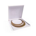 FROZEN - 03.4614 - ESTOJO COLAR FORRADO EM PAPEL SOFT TOUCH - 160X160X35 MM