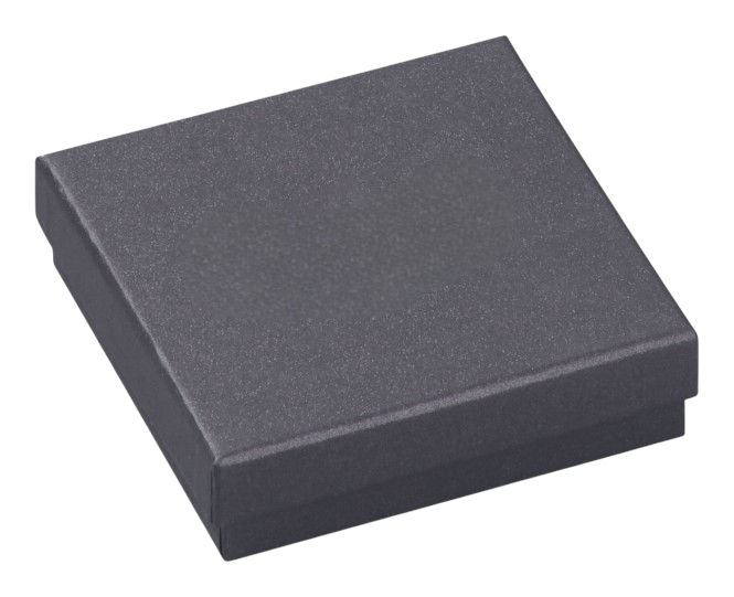 1806-GRAFITE-Photoroom BOSTON PREMIUM - 1806.88 - CAIXA CARTÃO BRINCOS/PINGENTE - 80X80X30 MM - Image 1